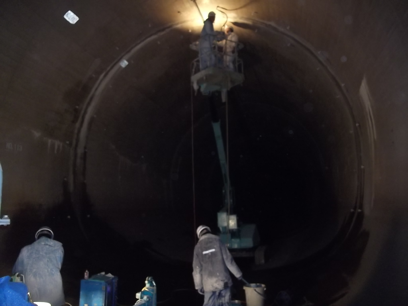 平成24年　国分川分水路トンネル補修工事